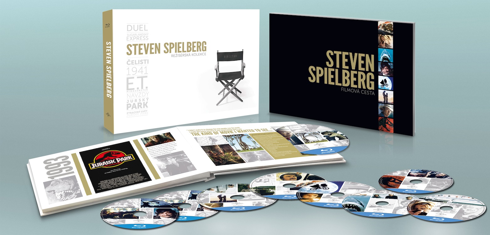 Reisrska kolekcia Stevena Spielberga na 8 Blu-ray diskoch