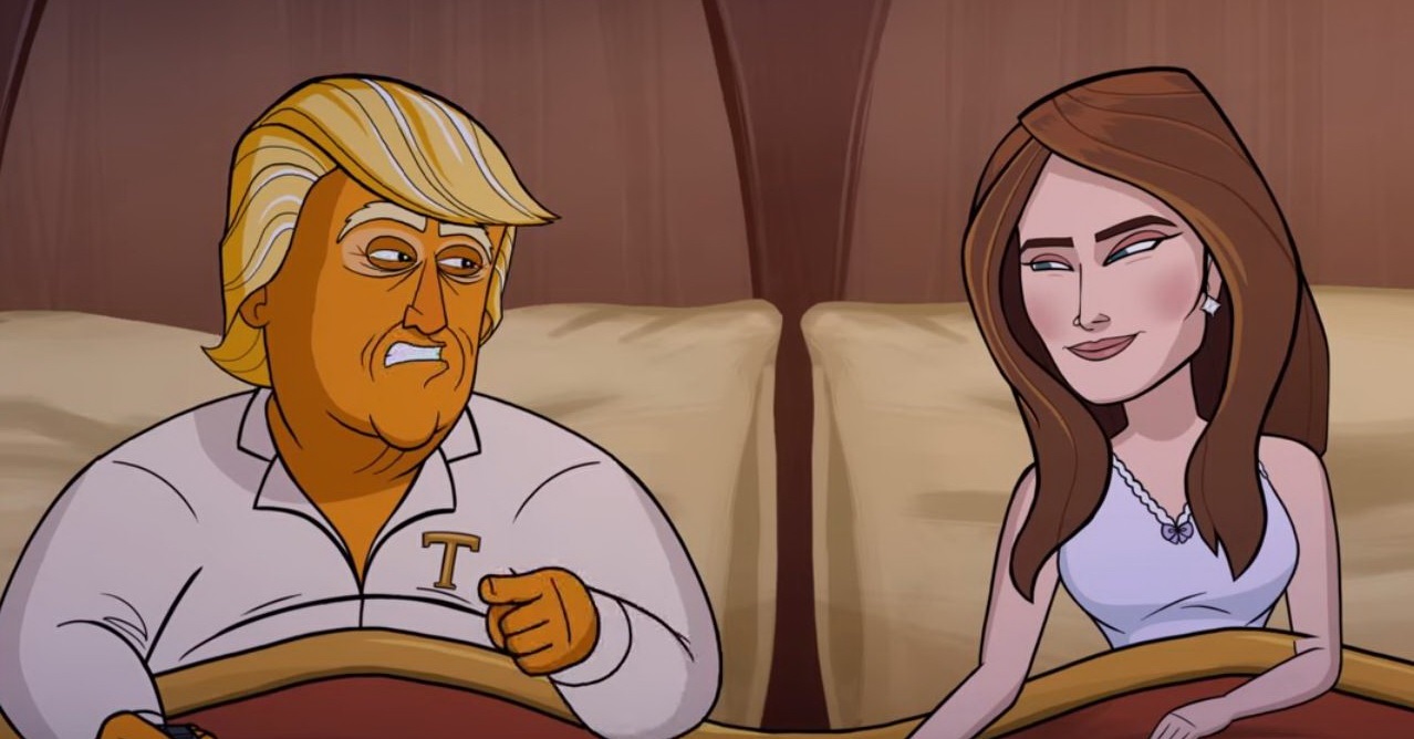 Kreslen Trump, nov seril v rii Dannyho Boylea a alie tv news